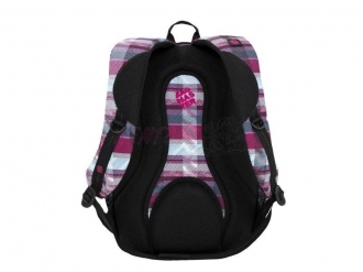 Studentský dívčí batoh Bagmaster ENERGY 18 A BLACK/WHITE/PINK