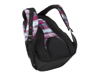 Studentský dívčí batoh Bagmaster ENERGY 18 A BLACK/WHITE/PINK