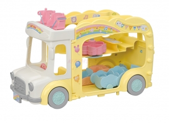 Sylvanian Families 5744 Duhový školkový autobus