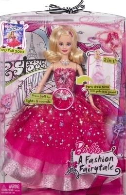 Panenka Barbie se svítícími šaty