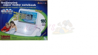 Trojjazyčný super tenký notebook