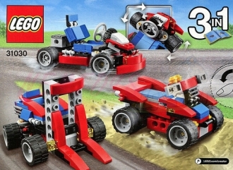 LEGO Creator 31030 Červená motokára