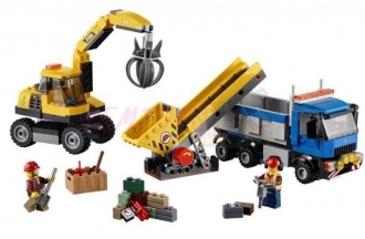LEGO City 60075 Bagr a náklaďák