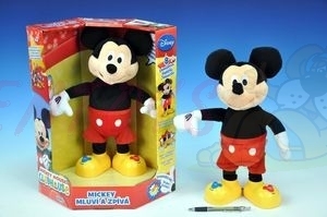 Mickey Mouse plyšový 33cm na baterie česky mluvící a zpívající 18m+
