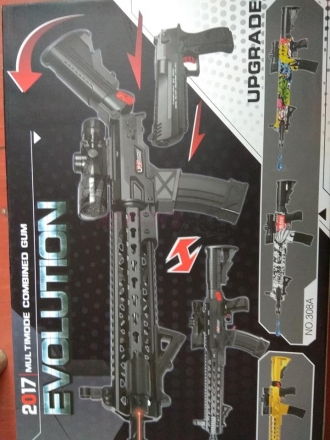 SAMOPAL A PISTOLE NA GELOVÉ KULIČKY 2v1