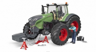 Bruder 4041 Traktor Fendt 1050 Vario s mechanikem a dílenským nářadím
