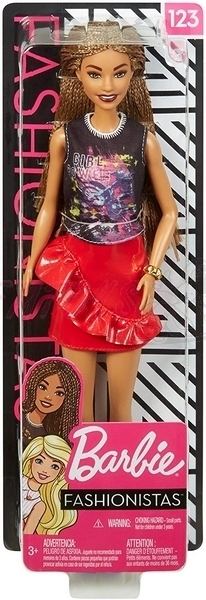 Barbie Modelka 123 - Rockový styl FXL56