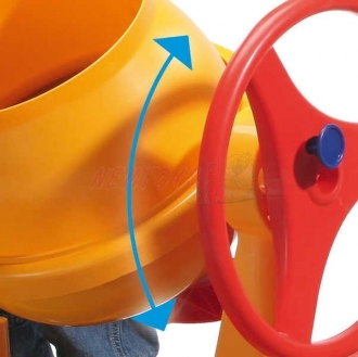 WADER Míchačka dětská plastová maxi žlutá na kolečkách