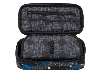 Studentský penál BAGMASTER CASE BAG 9 D BLUE/GRAY/BLACK