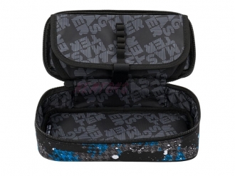 Studentský penál BAGMASTER CASE BAG 9 D BLUE/GRAY/BLACK