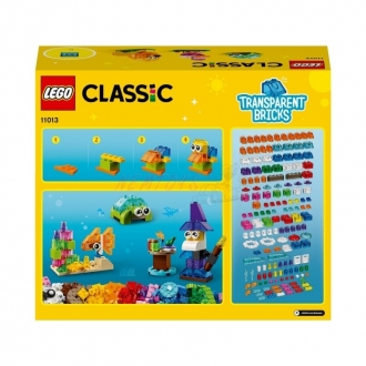 LEGO Classic 11013 Průhledné kreativní kostky