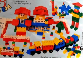 Velká plastová stavebnice - 200 ks