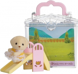 Sylvanian Families 5204 Minibox Pejsek na skluzavce