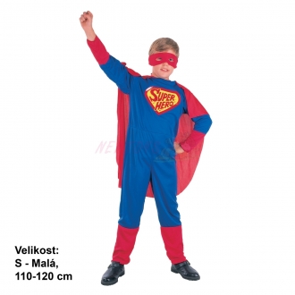 Dětský karnevalový kostým SUPER HRDINA 110-120 cm