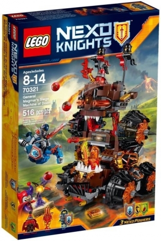 LEGO Nexo Knights 70321 Obléhací stroj zkázy generála Magmara