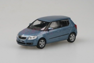 Škoda Fabia II (2006) 1:43 - Šedá Satin Metalíza