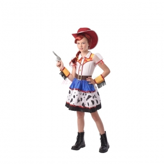 Dětský karnevalový kostým - Kovbojská dívka, 110 - 120 cm