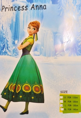 Dětský karnevalový kostým Princezna Anna