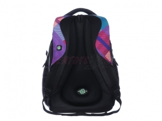 Dívčí studentský batoh BAG 0115 A PINK/GREEN