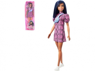 Barbie Modelka - šaty se vzorem hadí kůže GXY99