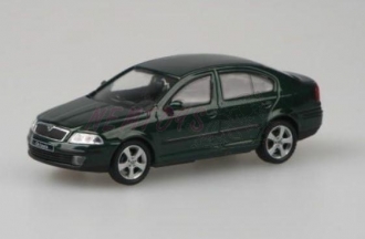 Abrex Škoda Octavia II (2004) 1:43 - Zelená Natur Metalíza