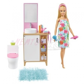 Mattel Barbie pokoj a panenka toaleta