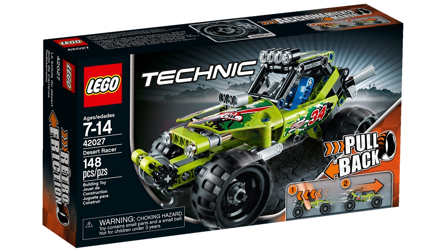 LEGO Technic 42027 Pouštní závoďák