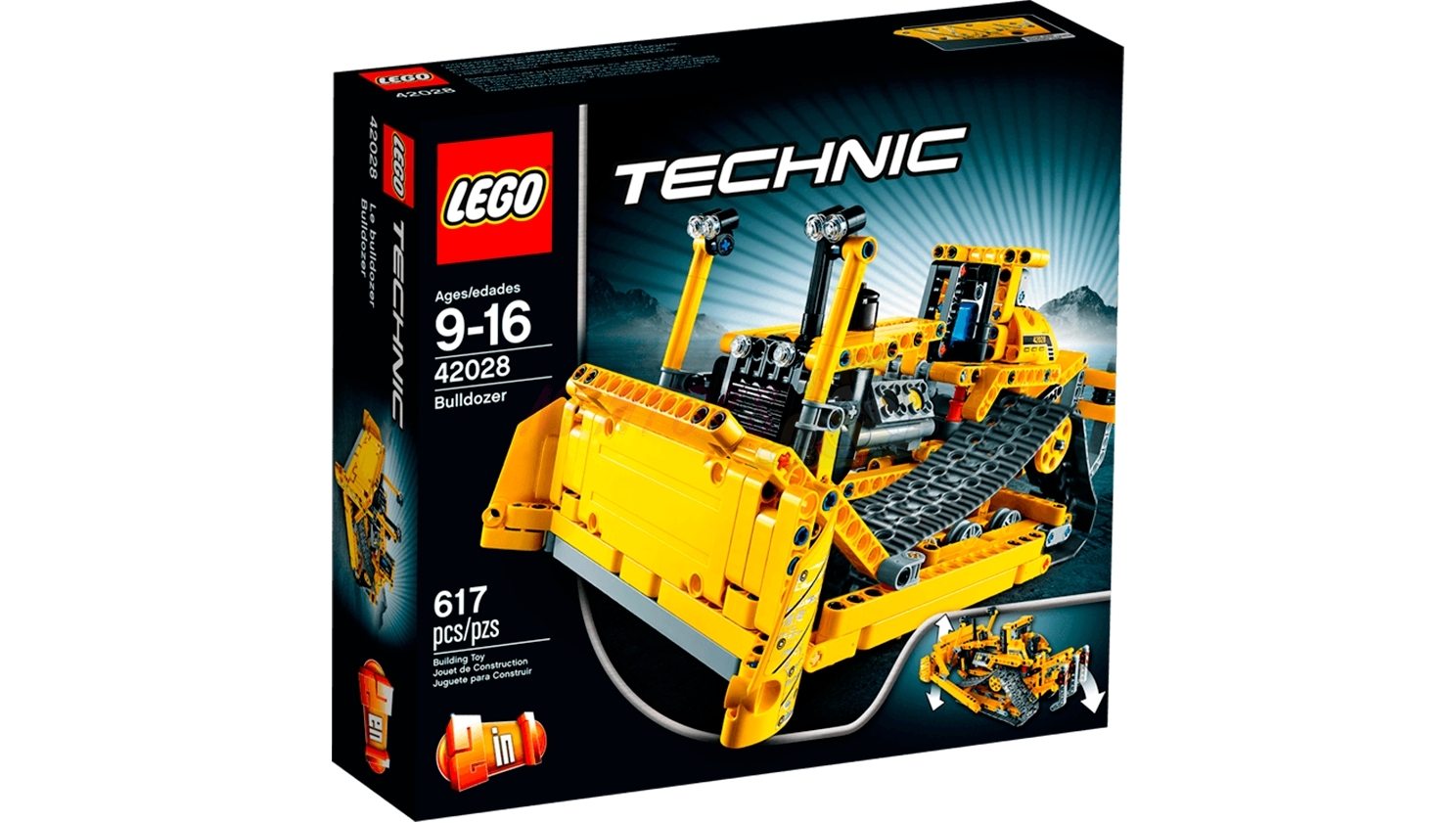 LEGO TECHNIC 42028 Buldozer V29