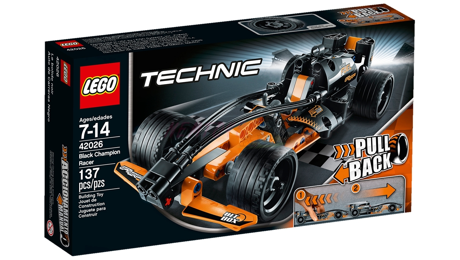 LEGO Technic 42026 Černý šampión