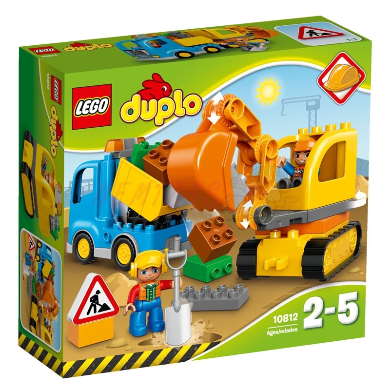 LEGO 10812 DUPLO Pásový bagr a náklaďák